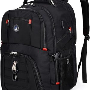 SHRRADOO Extra Large 50L Travel Laptop Backpack with USB Charging Port,